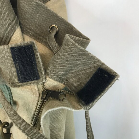 Woolrich World Travel Adventures Canvas Duffle Soft/Base Ball Carry Bag 28"X16" - Picture 13 of 16